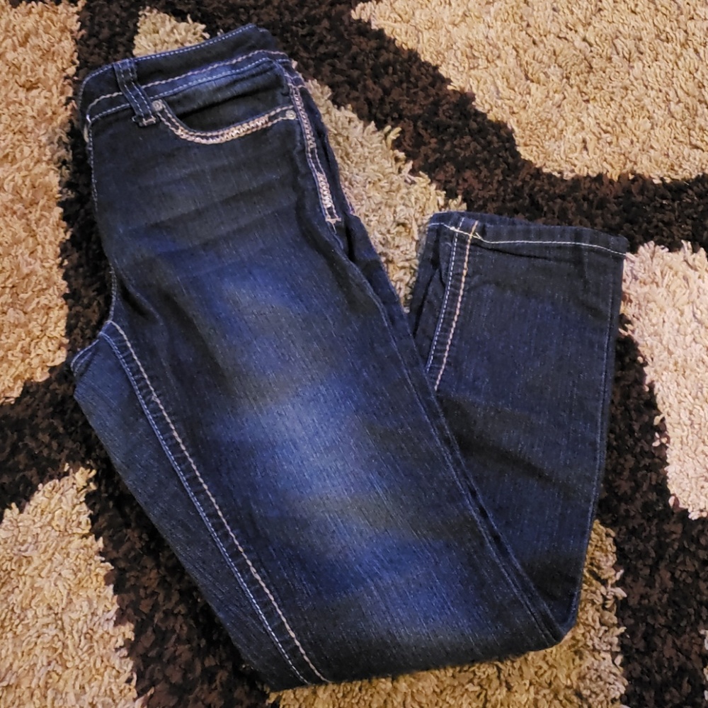 Skinny Blue Jeans